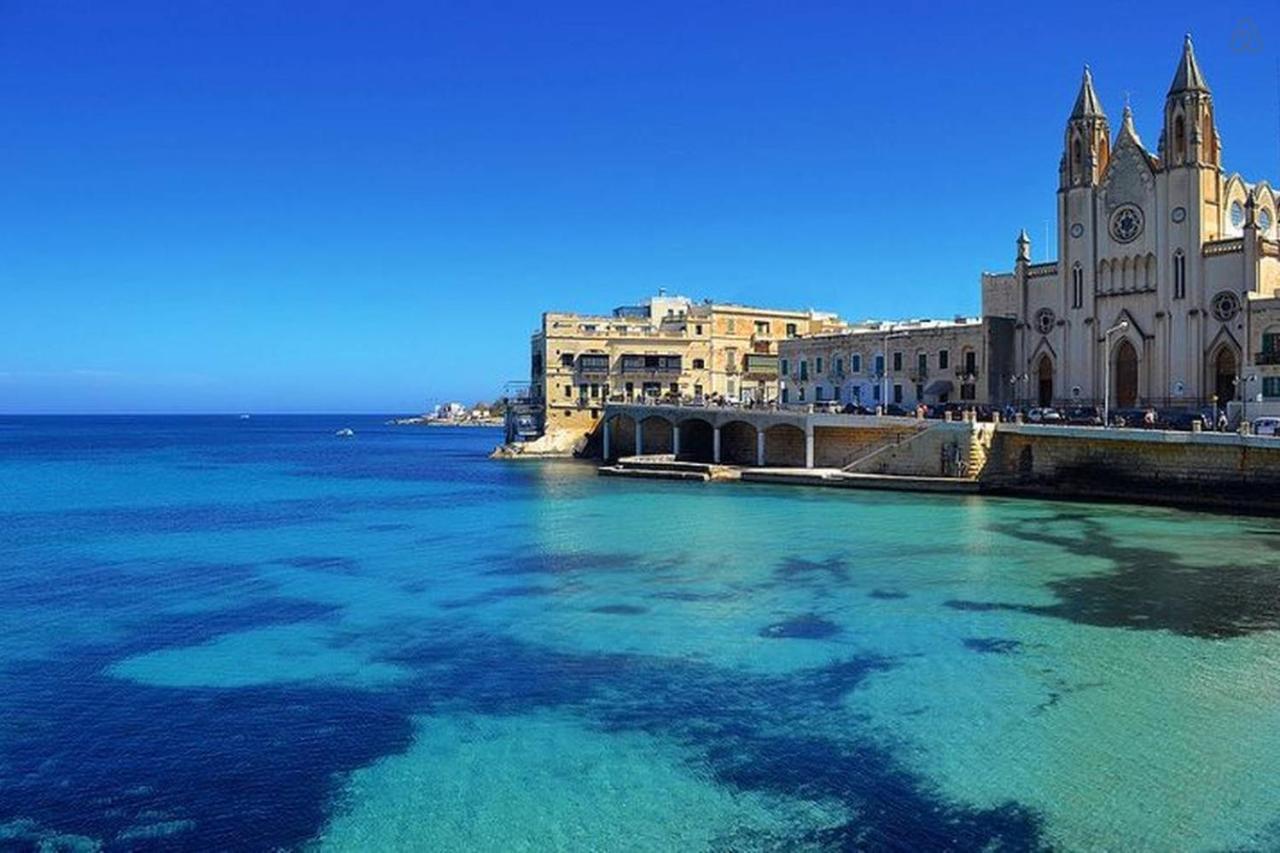 Апартаменти Splendid Seaside Retreat On Spinola Bay Saint Julian's Екстер'єр фото