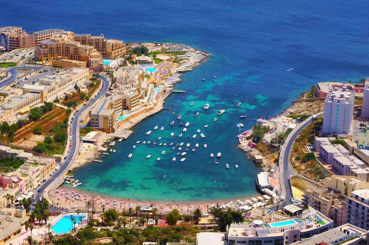 Апартаменти Splendid Seaside Retreat On Spinola Bay Saint Julian's Екстер'єр фото