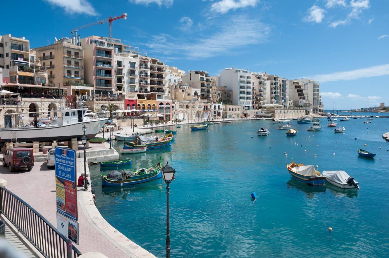 Апартаменти Splendid Seaside Retreat On Spinola Bay Saint Julian's Екстер'єр фото