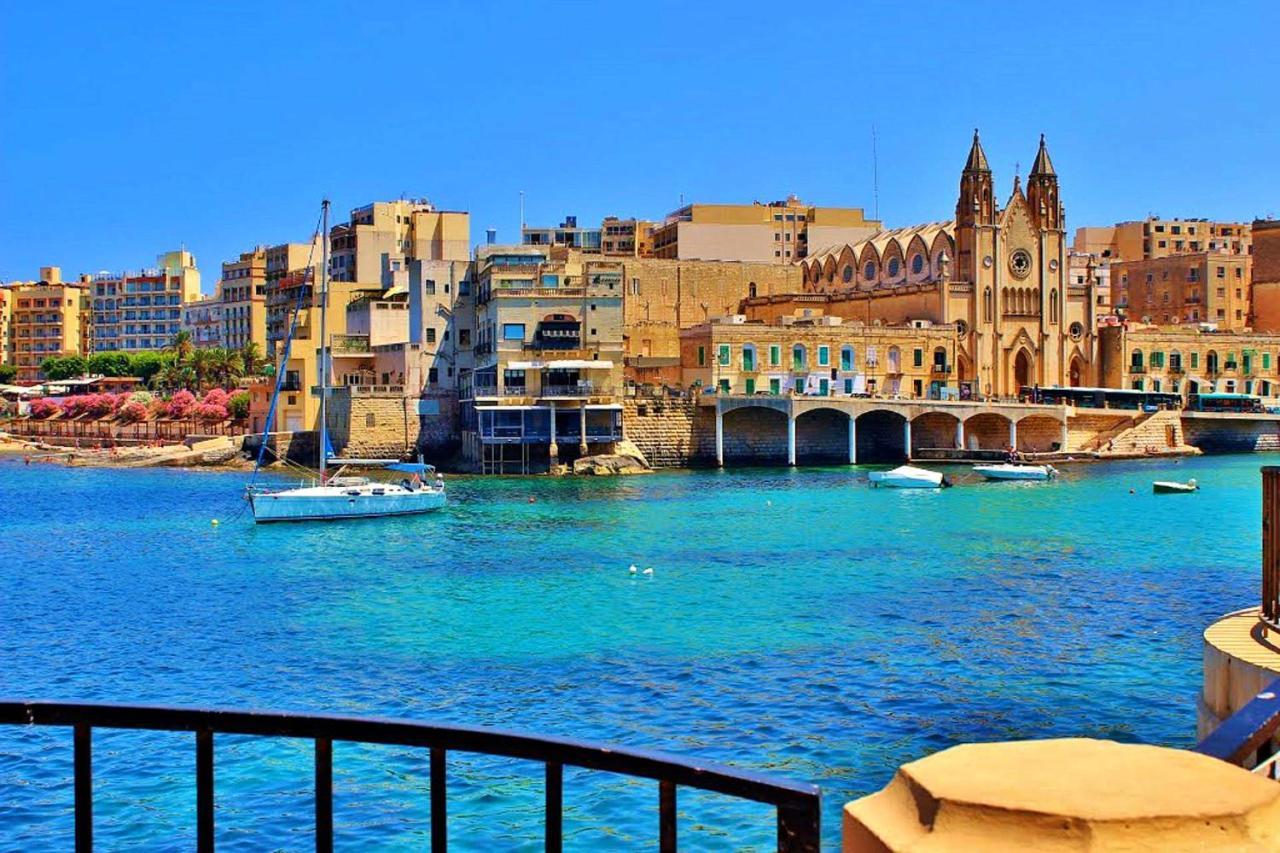 Апартаменти Splendid Seaside Retreat On Spinola Bay Saint Julian's Екстер'єр фото